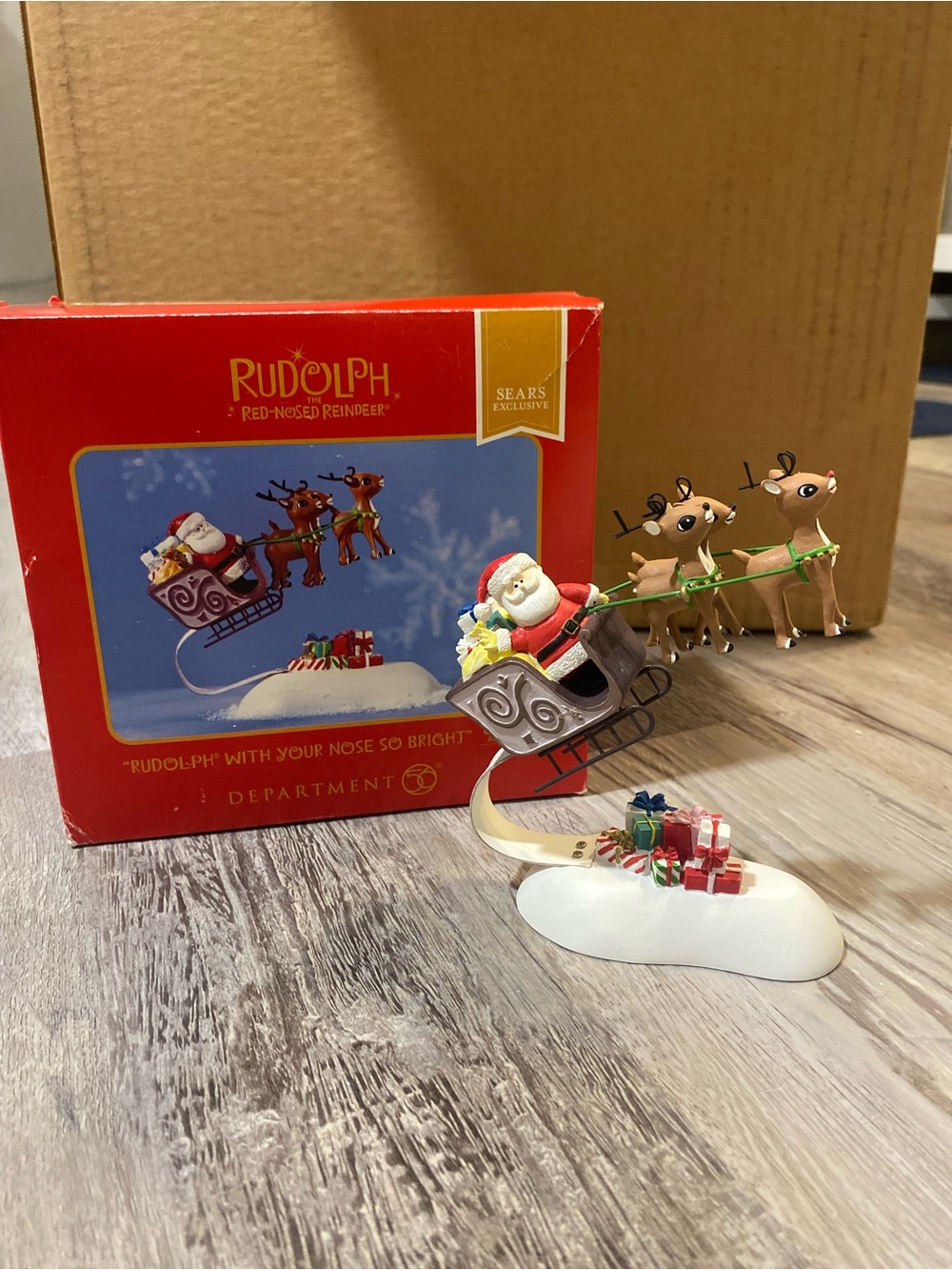 Department 56  "RUDOLPH WITH YOUR NOSE SO BRIGHT"  2014 50 Year Anniversary